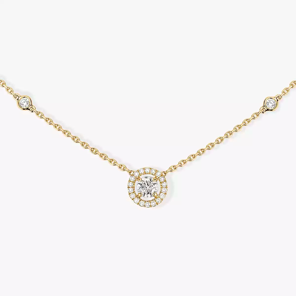 [Luxe Jewellery] Diamond Necklace 0,20ct Brilliant Shape Joy