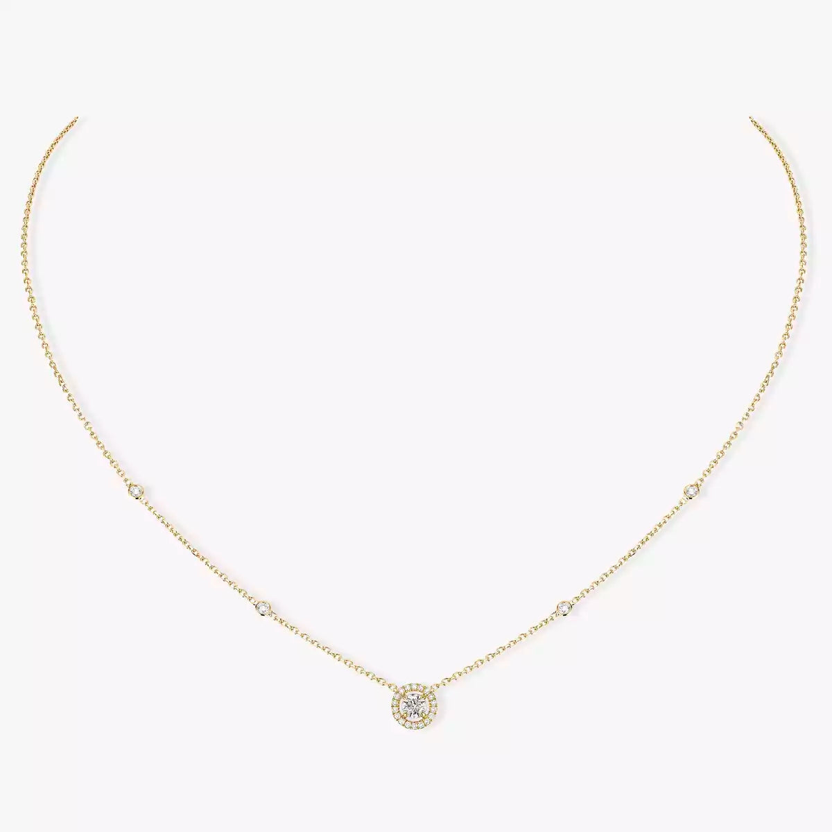 [Luxe Jewellery] Diamond Necklace 0,20ct Brilliant Shape Joy