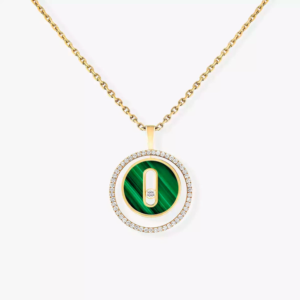 [Luxe Jewellery] Lucky Move Diamond Necklace in Rose Gold and White Mother-of-Pearl