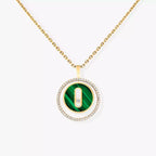 [Luxe Jewellery] Lucky Move Diamond Necklace in Rose Gold and White Mother-of-Pearl