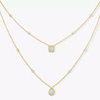 [Luxe Jewellery] Diamond Necklace My Twin 2 Rows