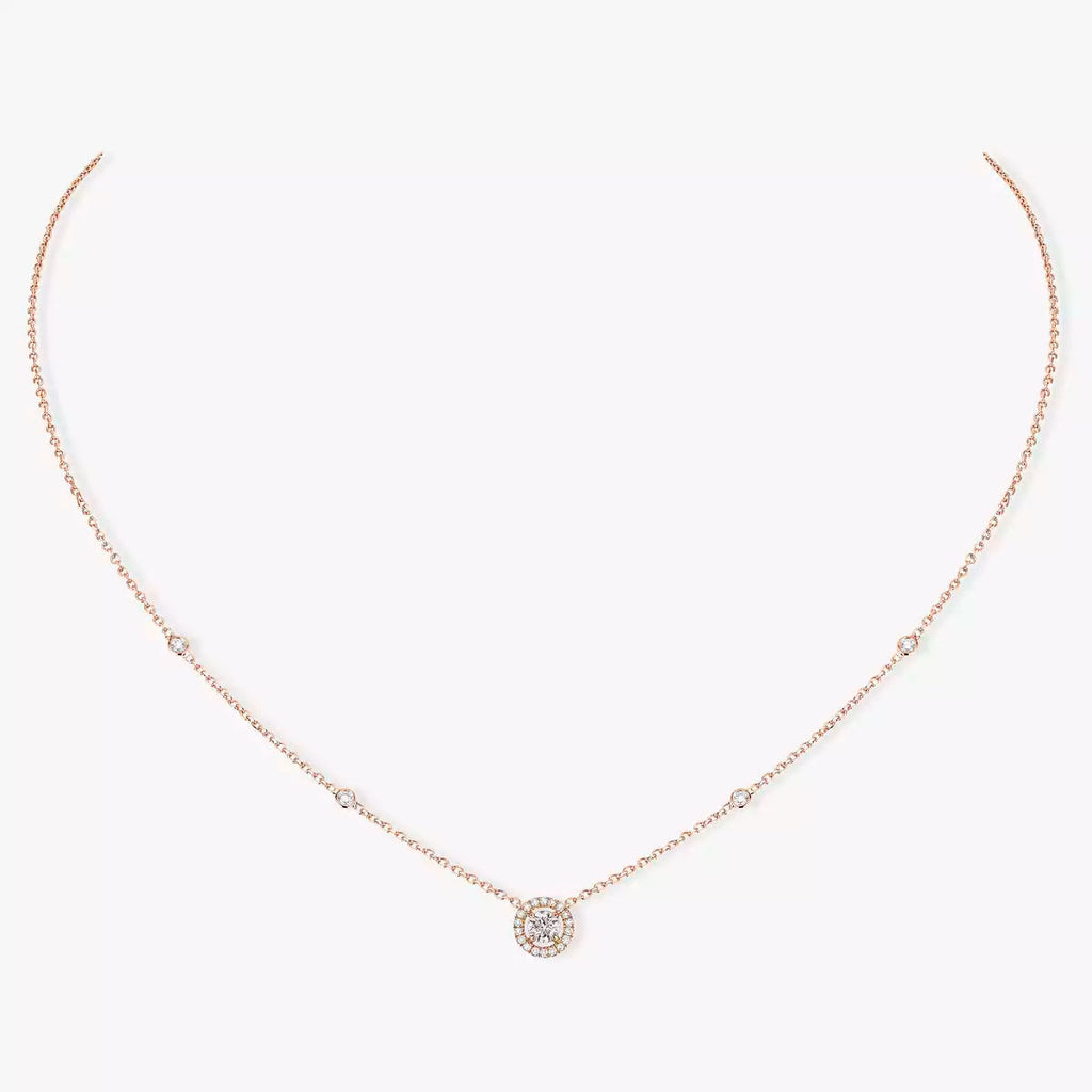 [LUXE JEWELRY]Diamond Necklace 0,20ct Brilliant Shape Joy