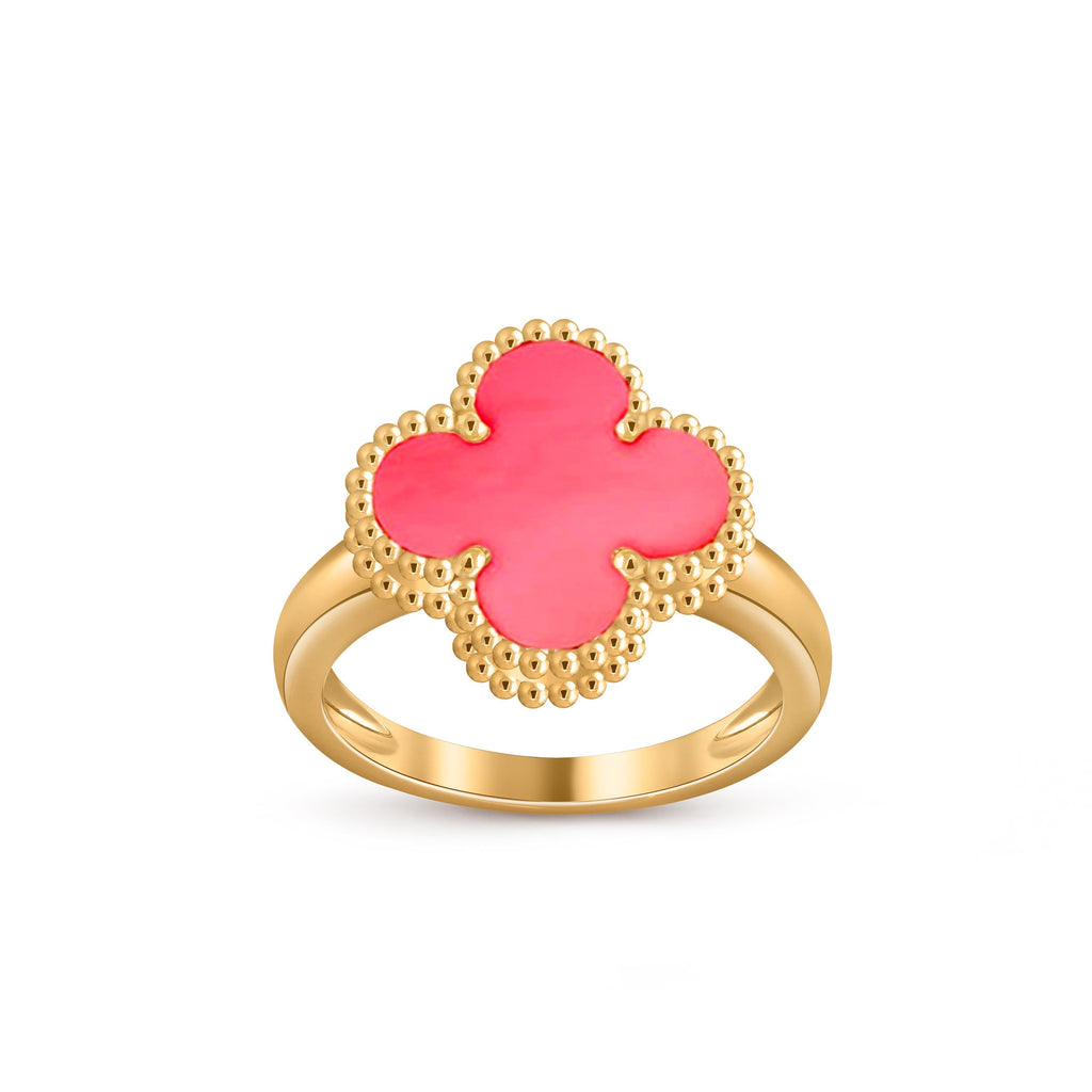 [LUXE JEWELRY]CLOVER RING GOLD COLLECTION