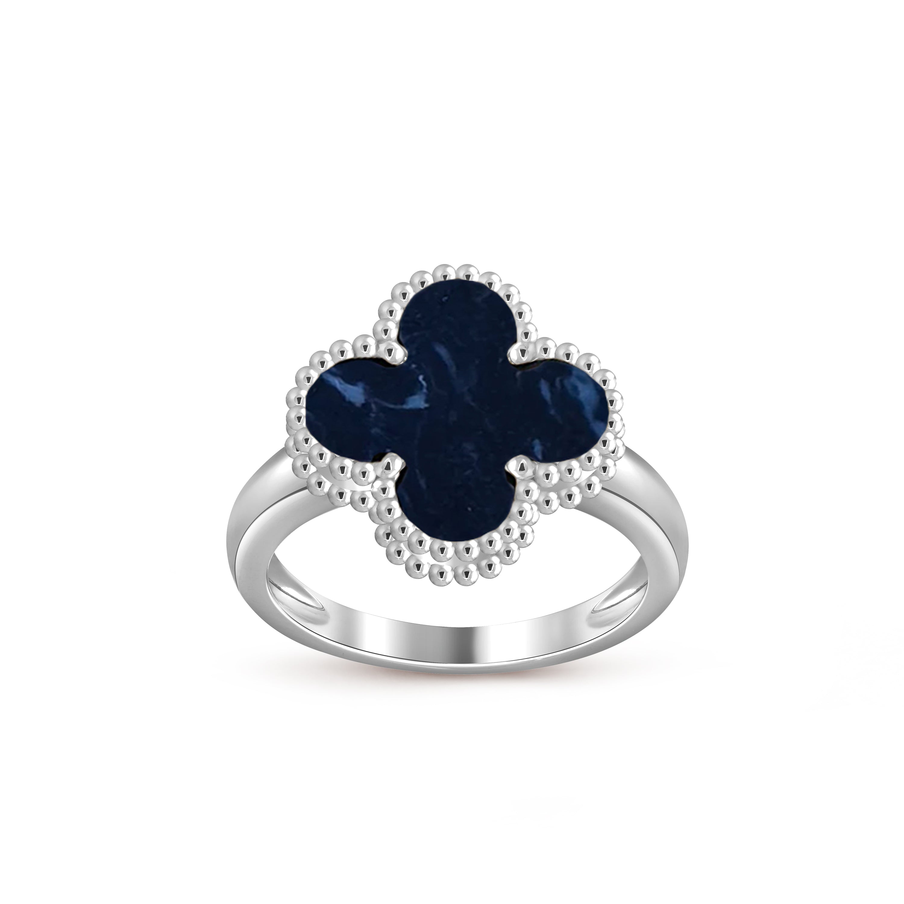 [LUXE JEWELRY]CLOVER SILVER RING COLLECTION