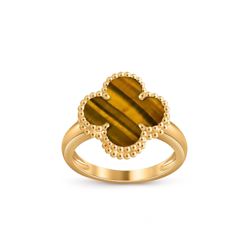 [LUXE JEWELRY]CLOVER RING GOLD COLLECTION