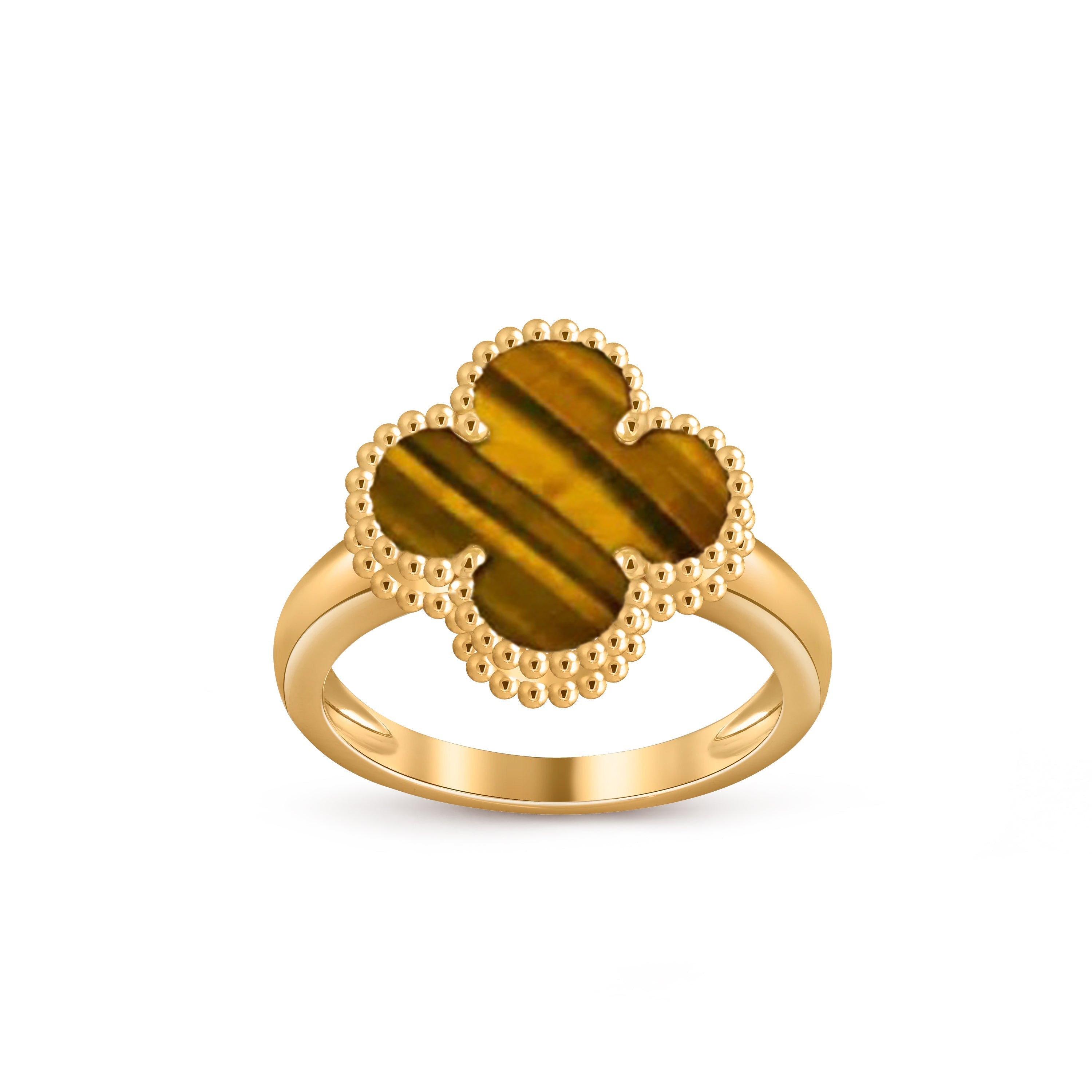 [LUXE JEWELRY]CLOVER RING GOLD COLLECTION