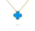[LUXE JEWELRY]CLOVER 15MM SINGLE FLOWER NECKLACE COLLECTION