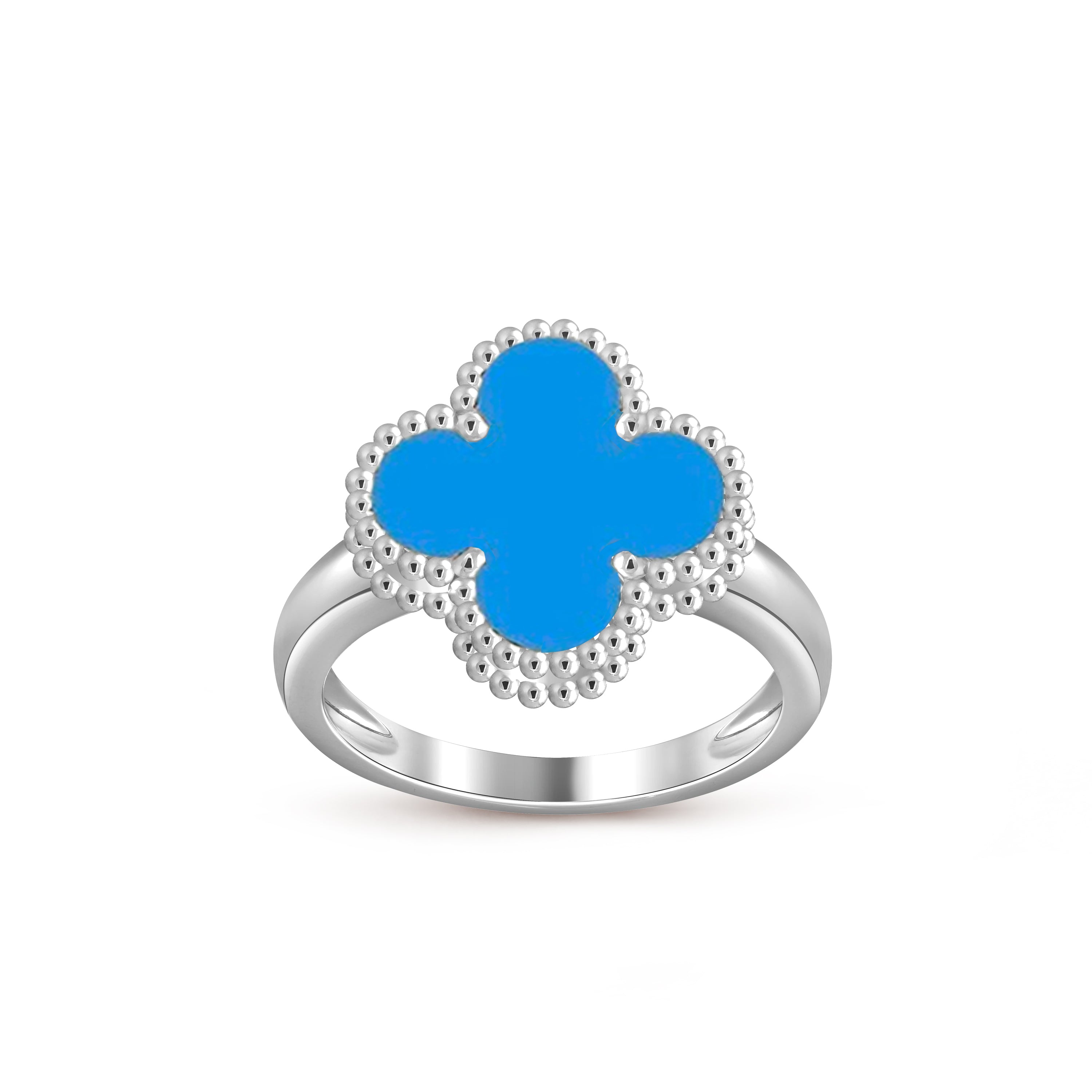 [LUXE JEWELRY]CLOVER SILVER RING COLLECTION