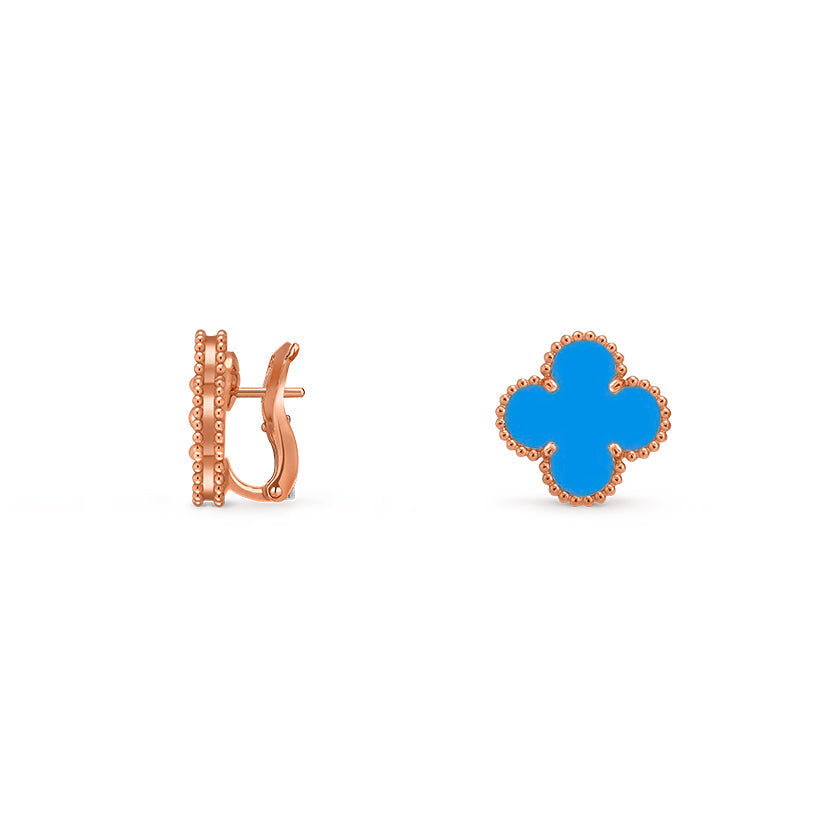 [LUXE JEWELRY]CLOVER 15MM MOP EARRINGS COLLECTION