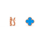 [LUXE JEWELRY]CLOVER 15MM MOP EARRINGS COLLECTION