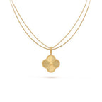 [Luxe]CLOVER 25MM PEDANT NECKLACE GOLD