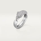 [LUXE JEWELRY] PANTHERE HALF DIAMOND SMALL RING