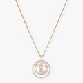 [Luxe Jewellery] LUCKY MOVE MM NACRE BLANCHE DIAMOND NECKLACE