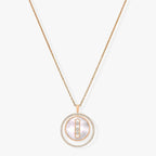 [Luxe Jewellery] LUCKY MOVE MM NACRE BLANCHE DIAMOND NECKLACE