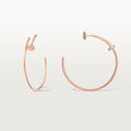 [LUXE JEWELRY] JUSTE HALF DIAMOND LARGE EARRINGS