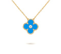 [LUXE JEWELRY]CLOVER 15MM DIAMOND SINGLE FLOWER NECKLACE COLLECTION