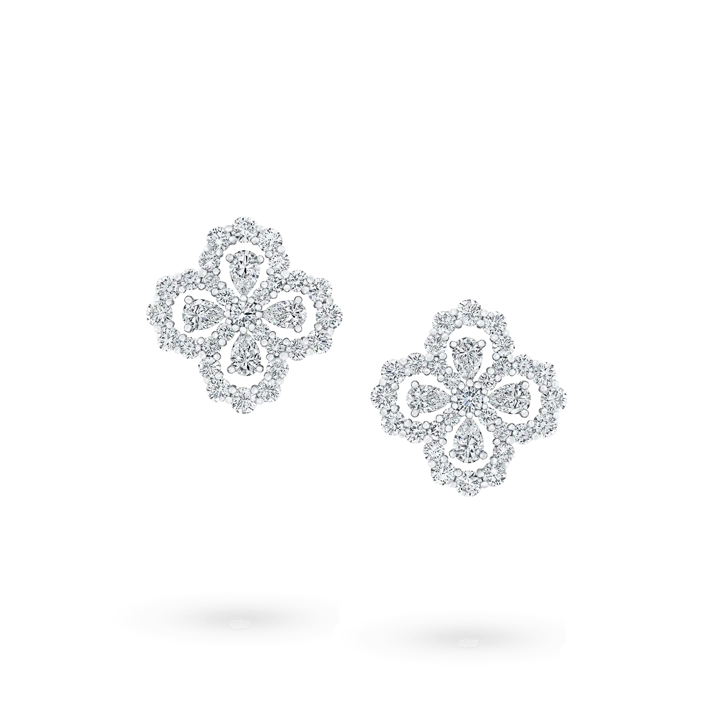 [Luxe]LOOP EARRINGS FULL MOTIF DIAMOND 16MM