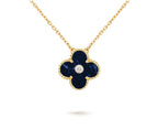 [LUXE JEWELRY]CLOVER 15MM DIAMOND SINGLE FLOWER NECKLACE COLLECTION