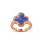 [LUXE JEWELRY]CLOVER RING ROSE GOLD COLLECTION