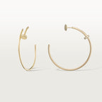 [LUXE JEWELRY] JUSTE HALF DIAMOND LARGE EARRINGS