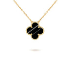 [LUXE JEWELRY]CLOVER 15MM SINGLE FLOWER NECKLACE COLLECTION