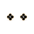 [LUXE JEWELRY]CLOVER  15MM DIAMOND EARRINGS COLLECTION