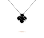 [LUXE JEWELRY]CLOVER 15MM NECKLACE SILVER COLLECTION