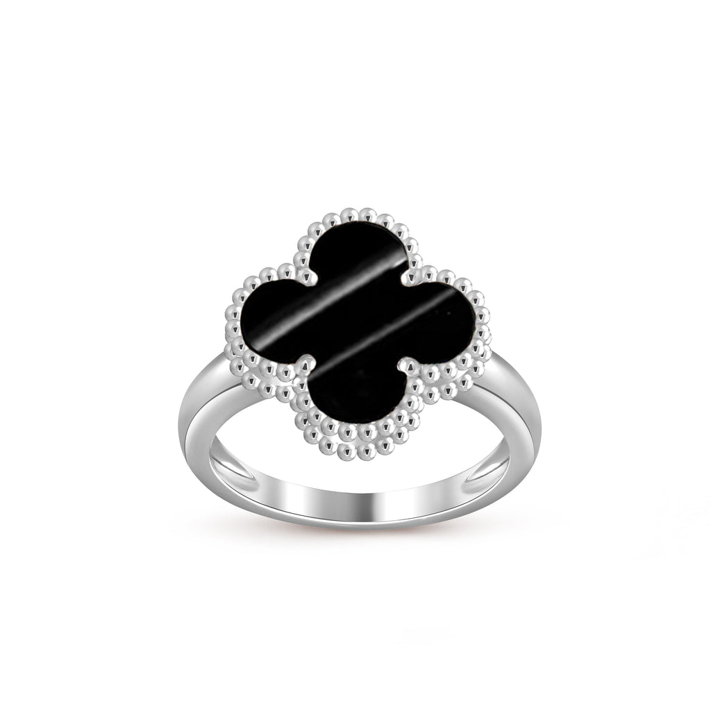[LUXE JEWELRY]CLOVER SILVER RING COLLECTION