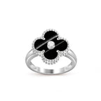 [LUXE JEWELRY]CLOVER SILVER DIOMND RING COLLECTION