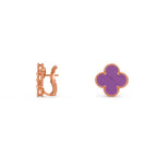 [Luxe]CLOVER 15MM MOP EARRINGS COLLECTION
