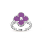 [LUXE JEWELRY]CLOVER SILVER DIOMND RING COLLECTION