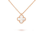 [LUXE JEWELRY]CLOVER MINI 9.5MM CARNELIANS NECKLACE COLLECTION