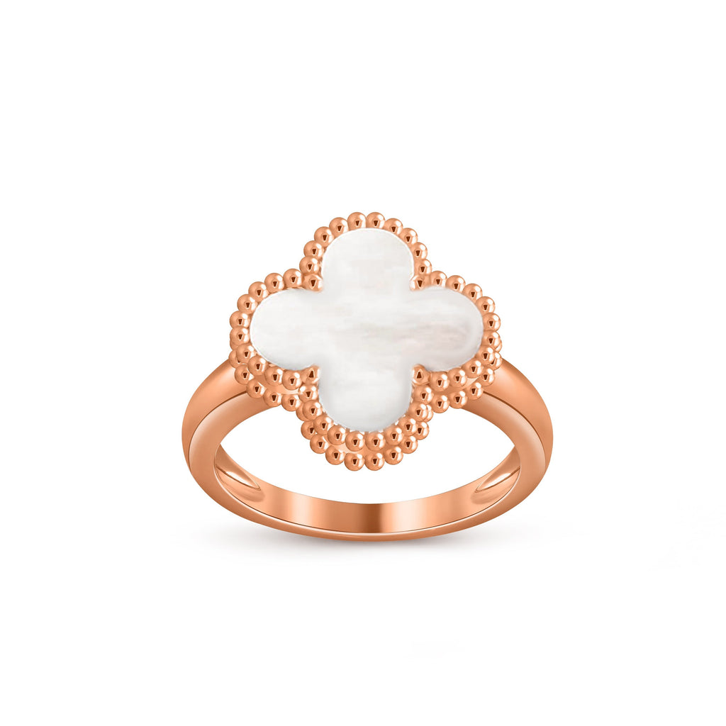 [LUXE JEWELRY]CLOVER RING ROSE GOLD COLLECTION
