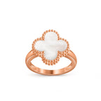 [LUXE JEWELRY]CLOVER RING ROSE GOLD COLLECTION