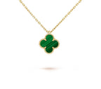 [LUXE JEWELRY]CLOVER MINI 9.5MM CARNELIANS NECKLACE COLLECTION