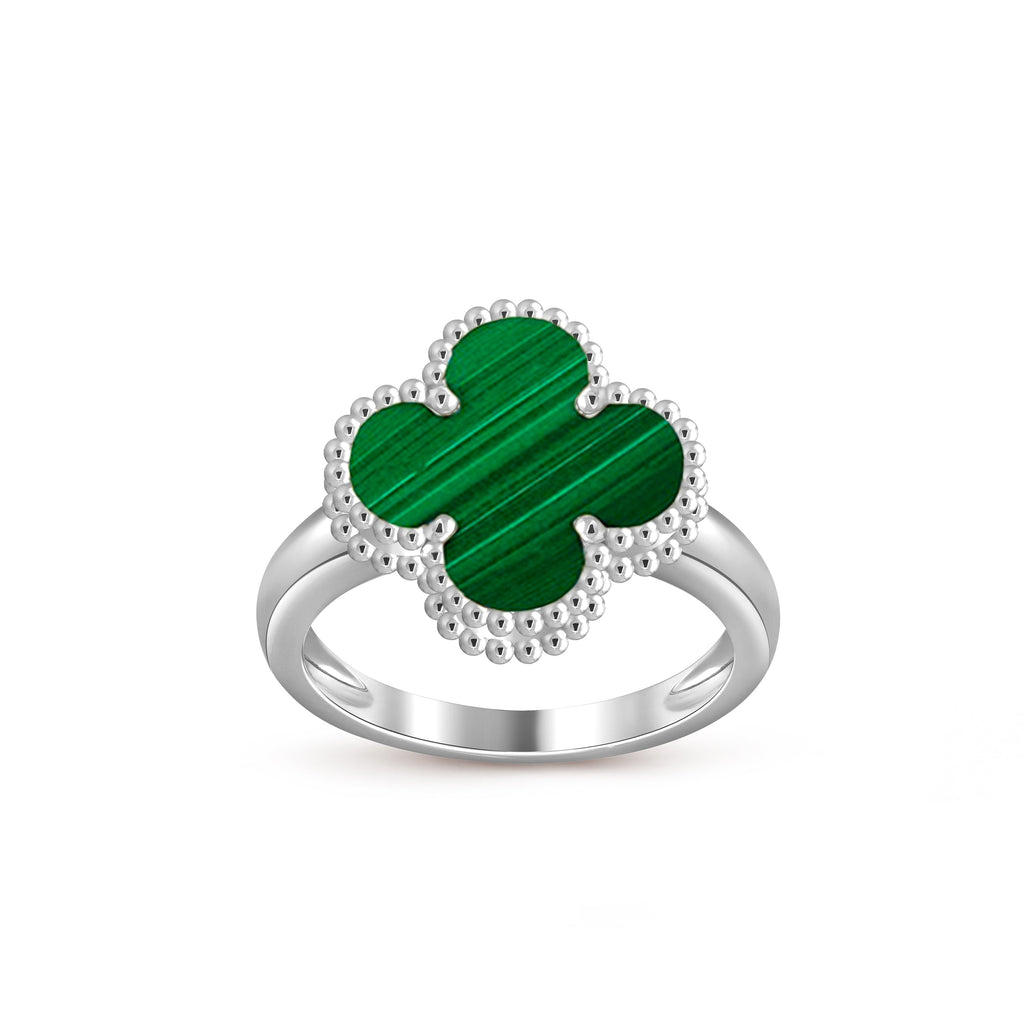 [LUXE JEWELRY]CLOVER SILVER RING COLLECTION