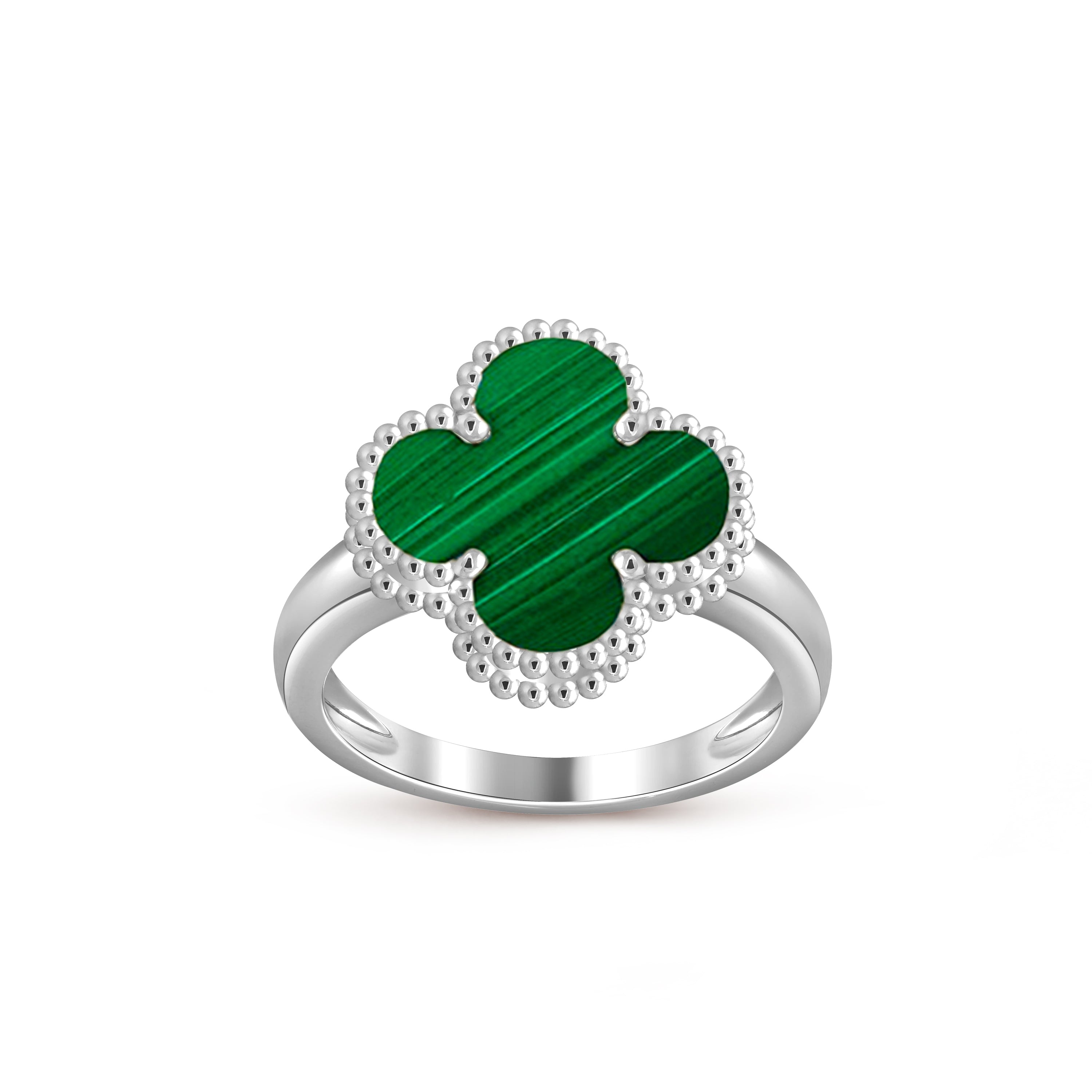 [LUXE JEWELRY]CLOVER SILVER RING COLLECTION