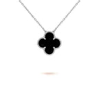 [LUXE JEWELRY]CLOVER 15MM NECKLACE SILVER COLLECTION