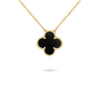 [LUXE JEWELRY]CLOVER 15MM SINGLE FLOWER NECKLACE COLLECTION