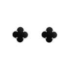 [LUXE JEWELRY]CLOVER SILVER 15MM EARRINGS COLLECTION
