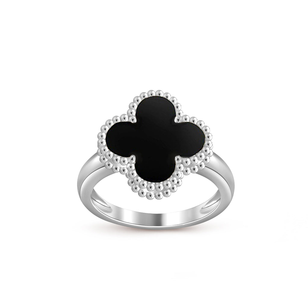 [LUXE JEWELRY]CLOVER SILVER RING COLLECTION