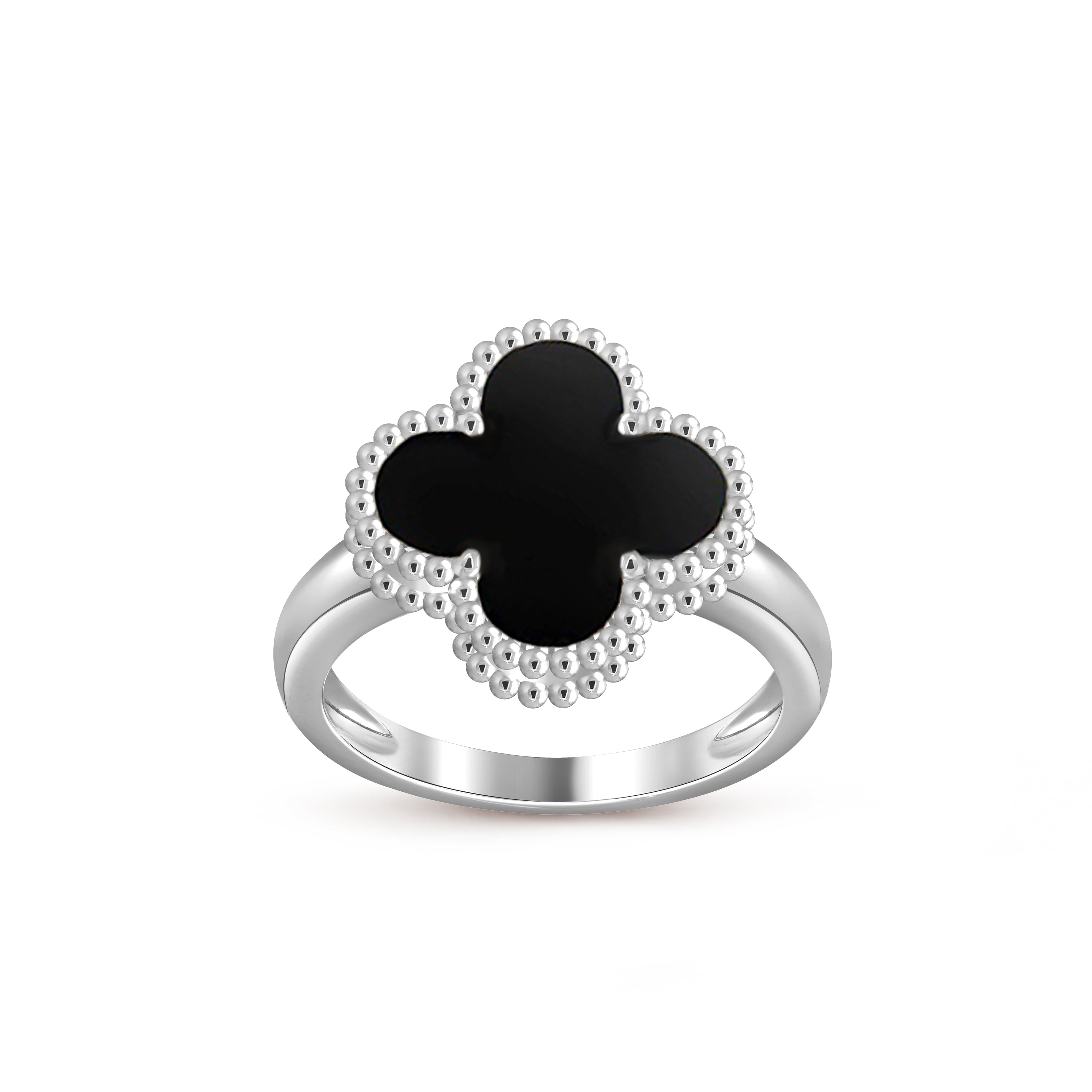 [LUXE JEWELRY]CLOVER SILVER RING COLLECTION