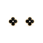 [LUXE JEWELRY]CLOVER  15MM DIAMOND EARRINGS COLLECTION