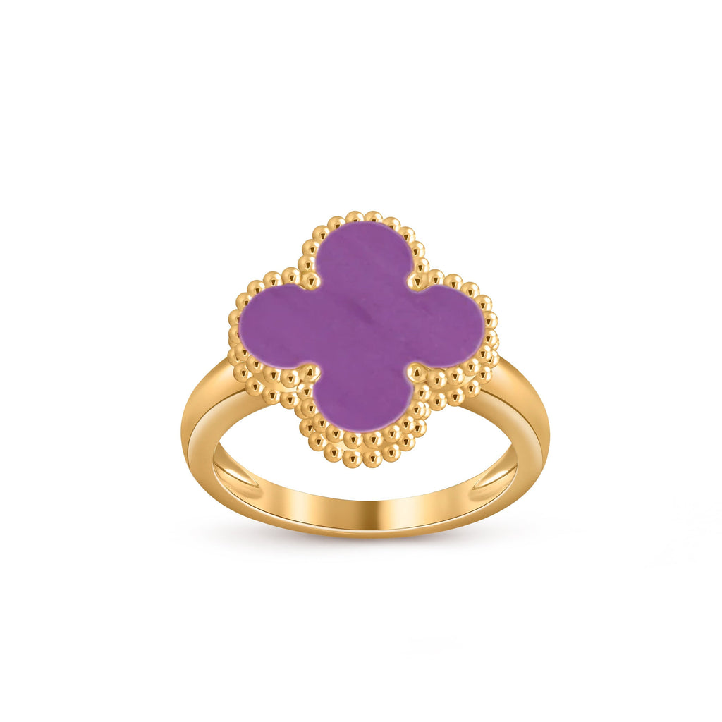 [LUXE JEWELRY]CLOVER RING GOLD COLLECTION