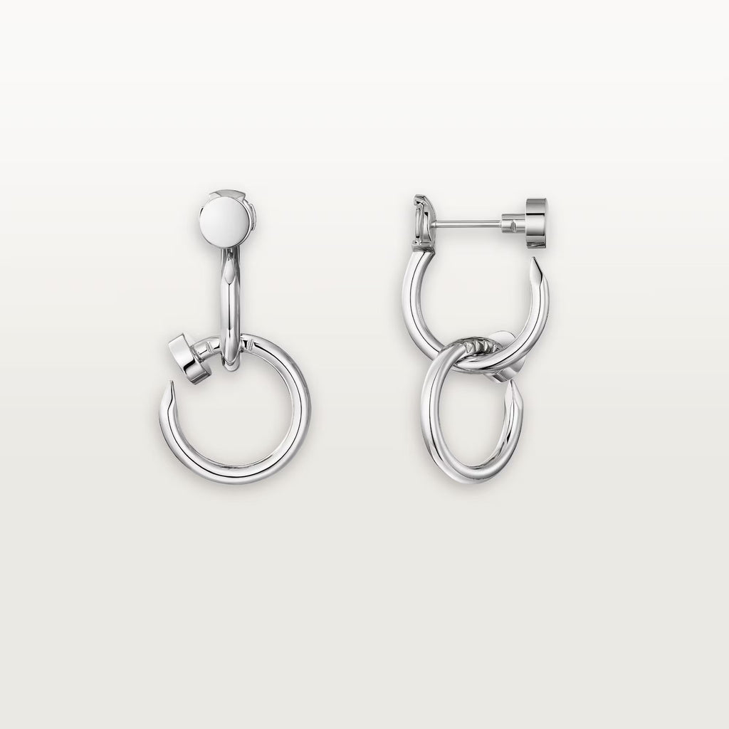 [LUXE JEWELRY] JUSTE NO DIAMOND DOUBLE EARRINGS
