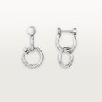 [LUXE JEWELRY] JUSTE NO DIAMOND DOUBLE EARRINGS