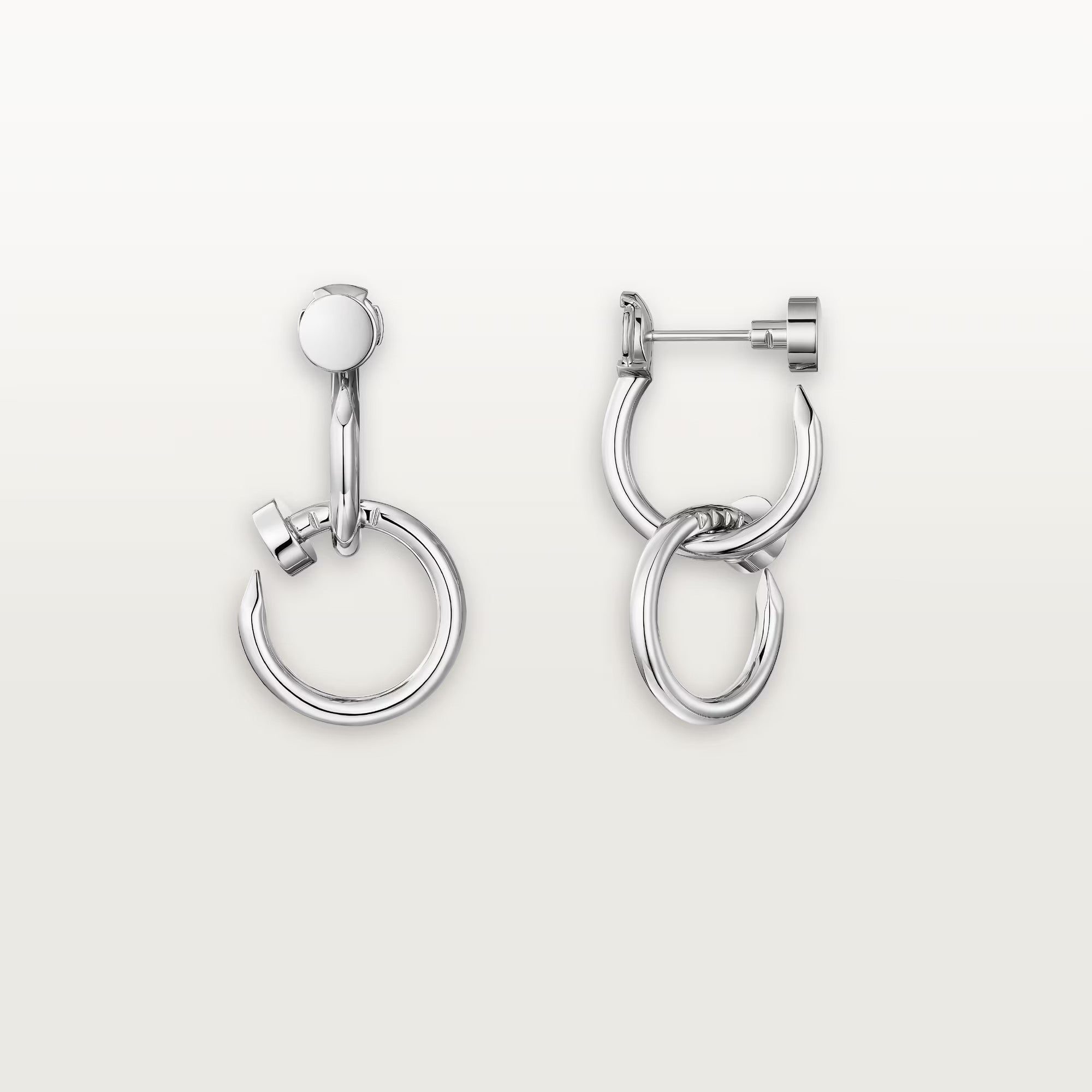 [LUXE JEWELRY] JUSTE NO DIAMOND DOUBLE EARRINGS