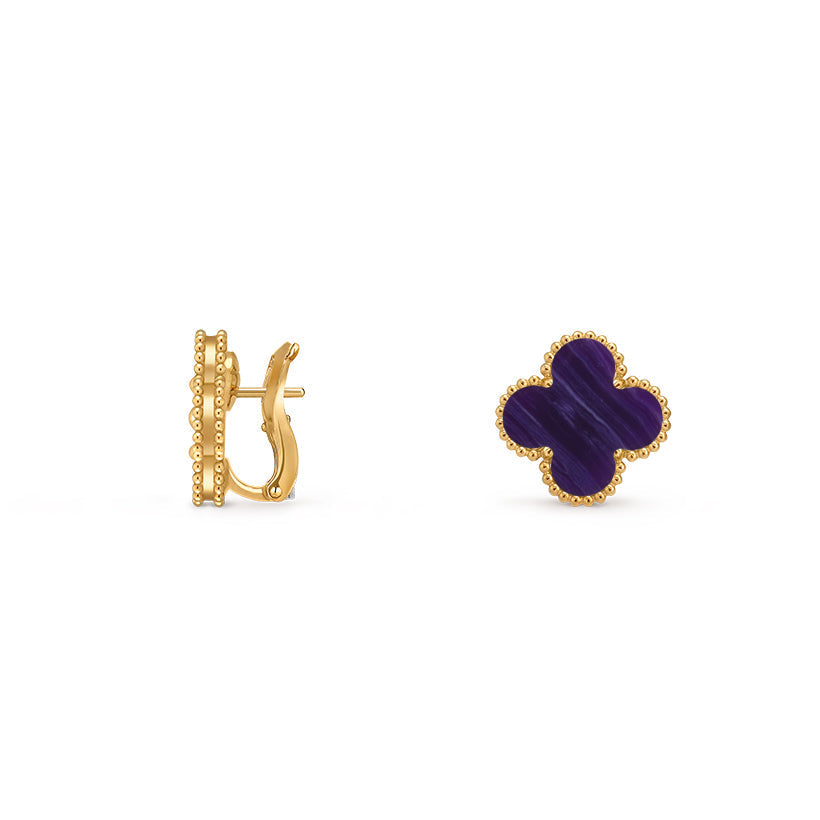 [LUXE JEWELRY]CLOVER 15MM MOP EARRINGS COLLECTION