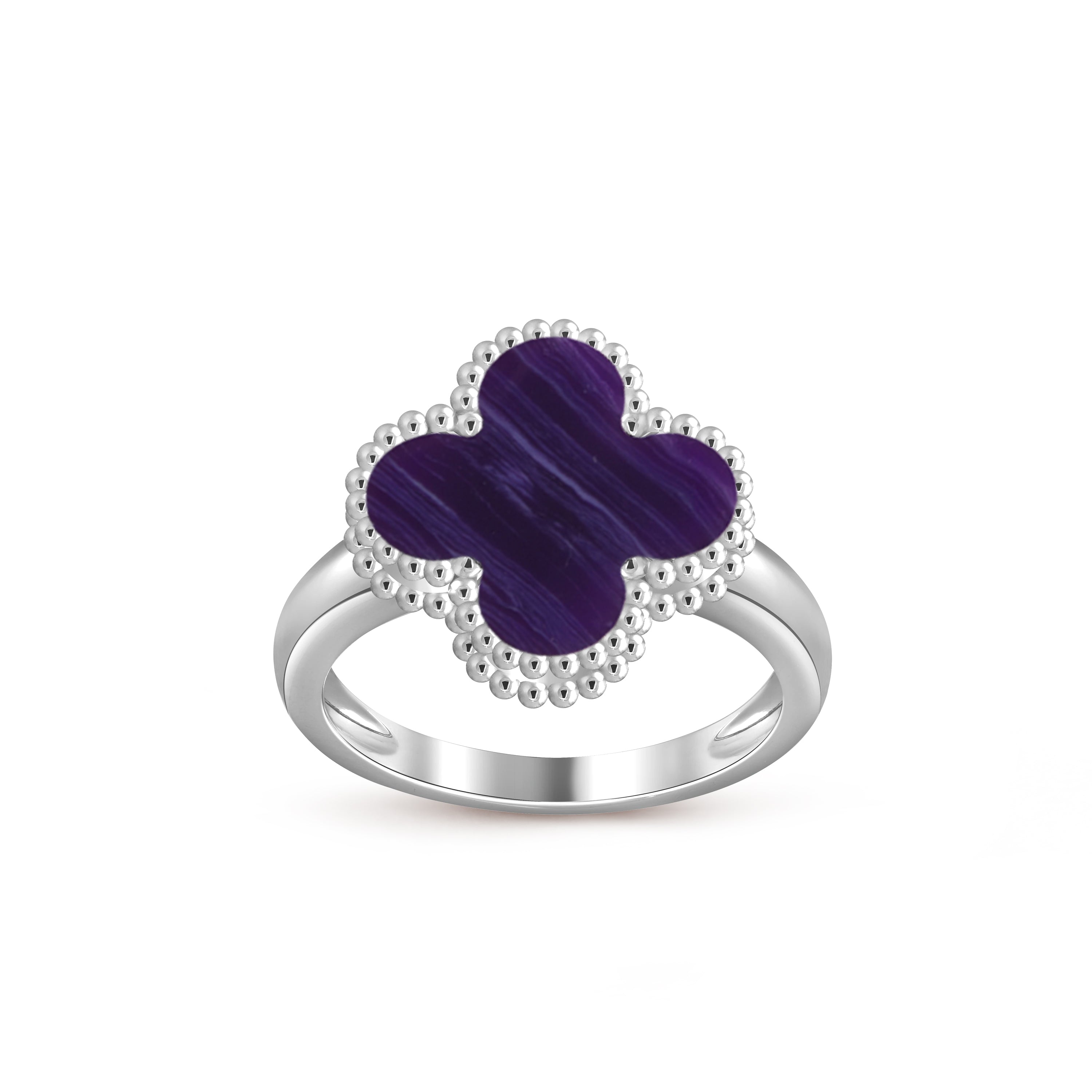 [LUXE JEWELRY]CLOVER SILVER RING COLLECTION