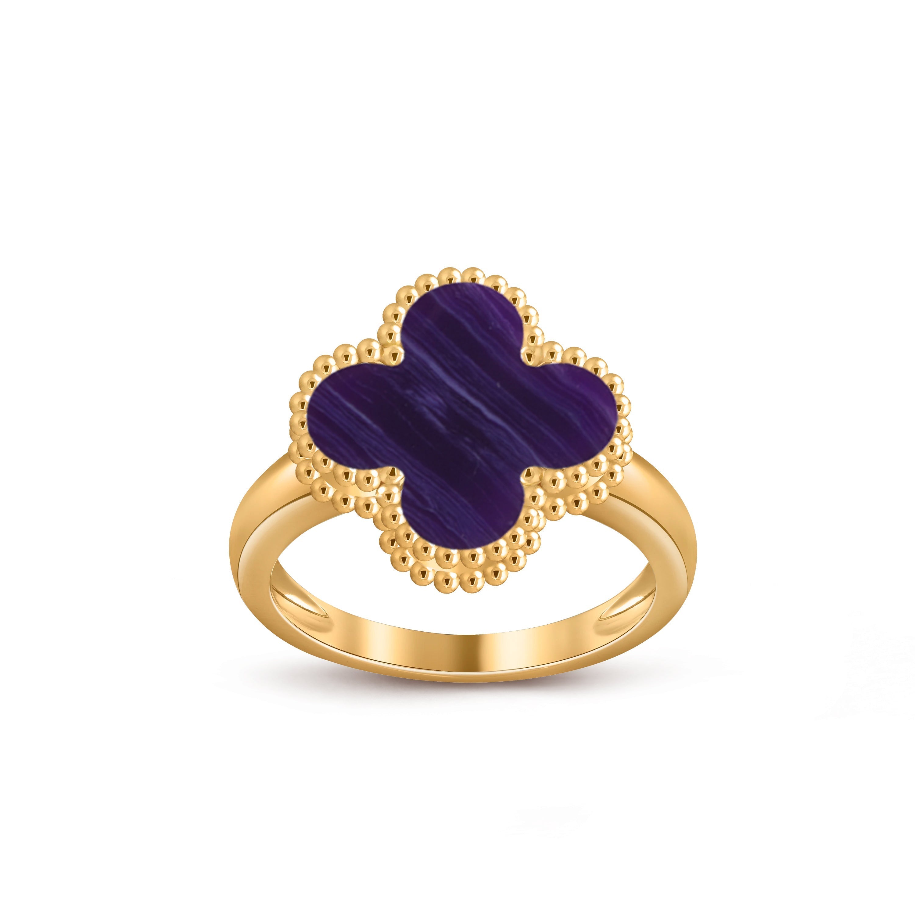[LUXE JEWELRY]CLOVER RING GOLD COLLECTION